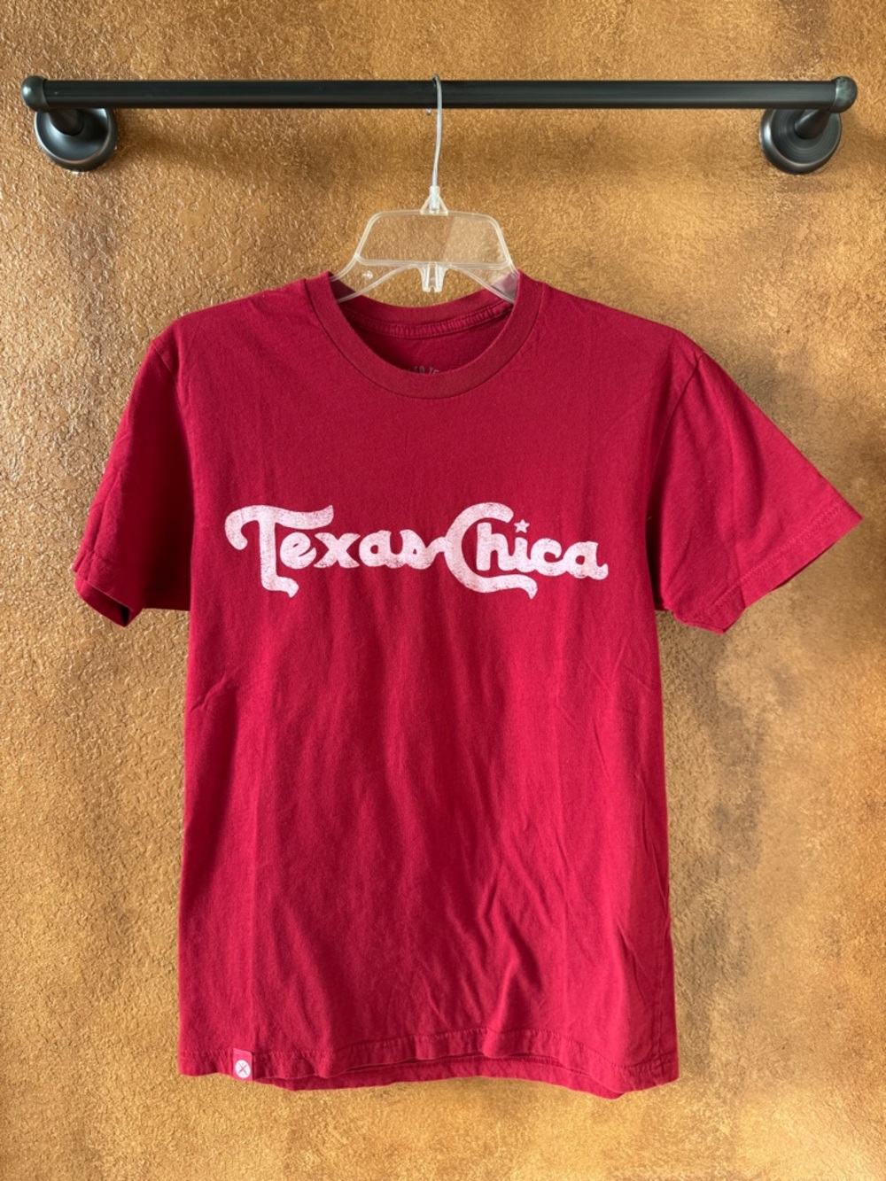 Tumbleweed TexStyles Maroon Texas Chica Tee Shirt Size Small